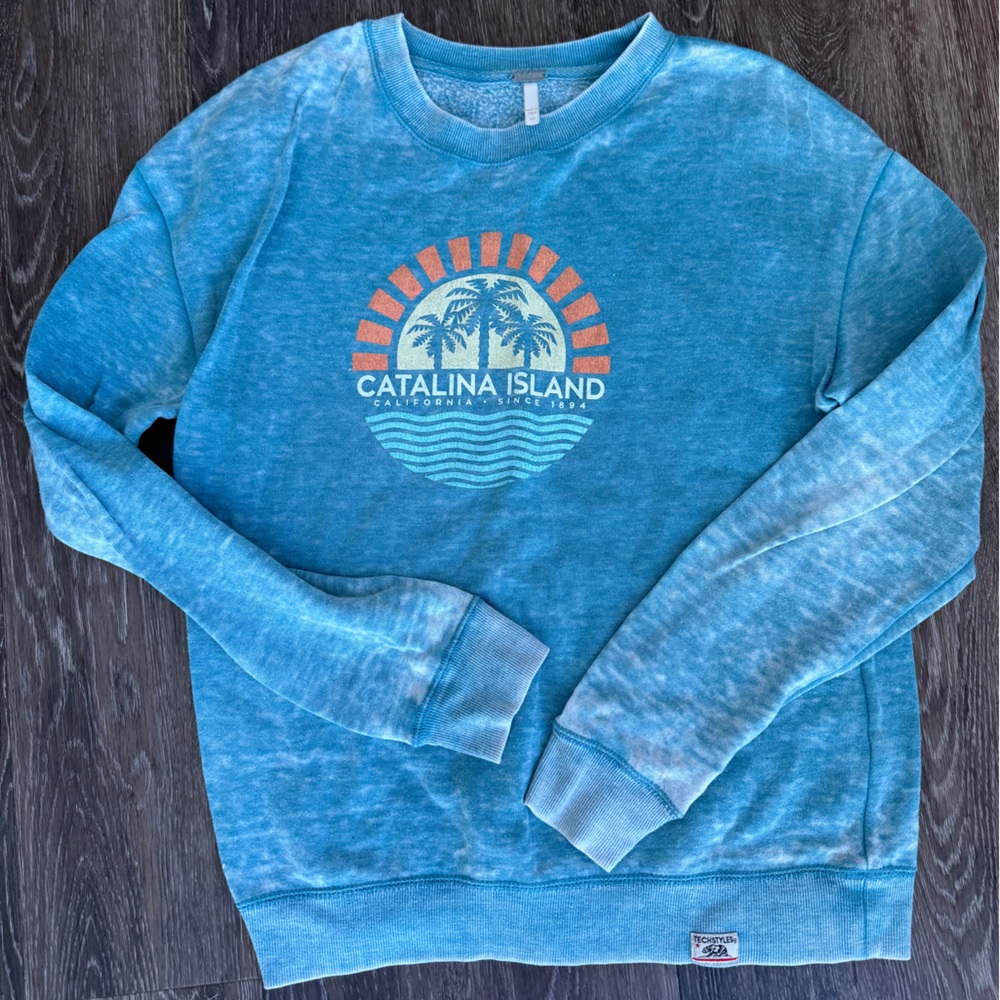 Catalina Island Blue Kids Sweatshirt